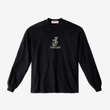 Hummer Garment dye L/S T-shirt BLACK