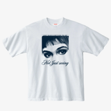 **DON'T BELIEVE EVERYTHING YOU SEE**  garment dyeT-shirt WHITE