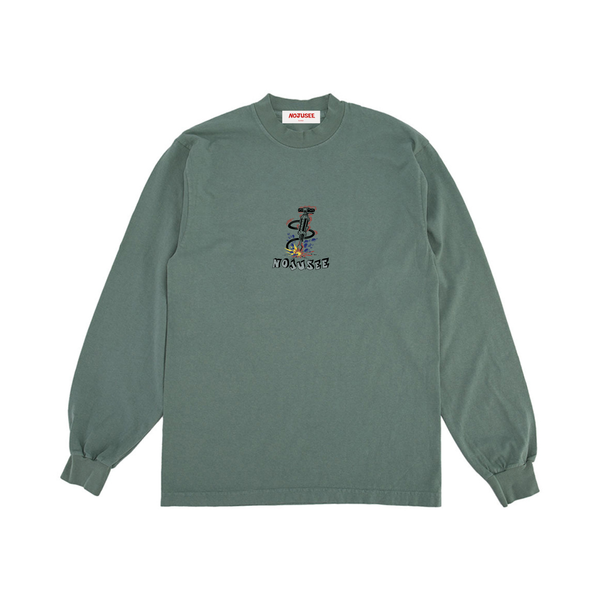 Hummer Garment dye L/S T-shirt ATLANTIC GREEN