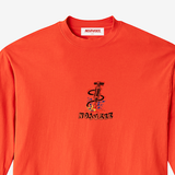 Hummer Garment dye L/S T-shirt BRIGHT ORANGE