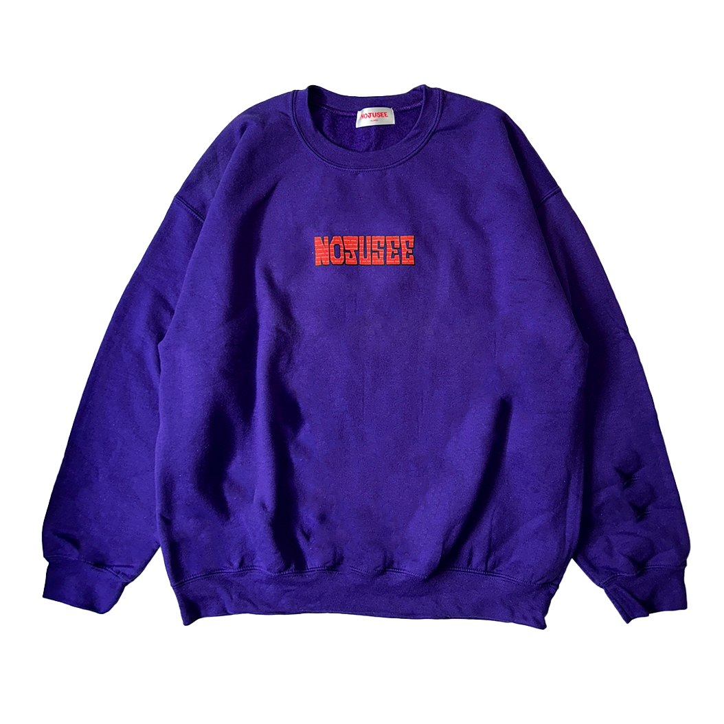 Brick logo crewneck sweat shirt – NOJUSEE