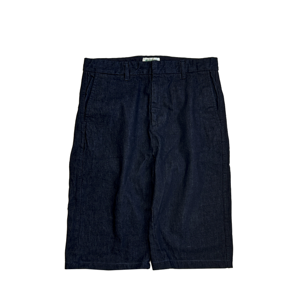 Slacks denim buggy short pants